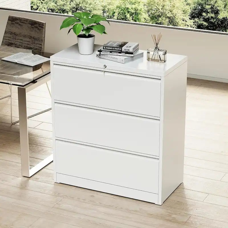 3 Drawer Metal Locking File Cabinet for Home Office