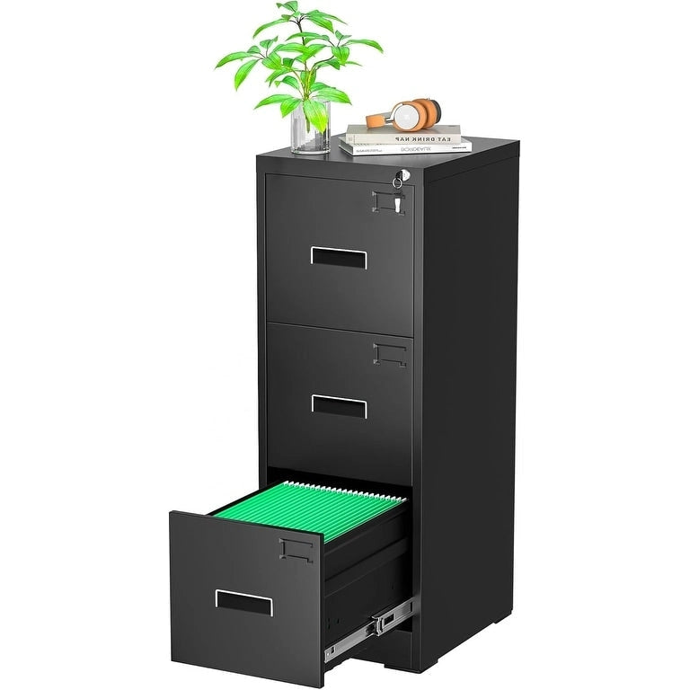 3 Drawer Metal Locking File Cabinet for Home Office
