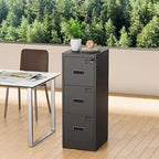 3 Drawer Metal Locking File Cabinet for Home Office