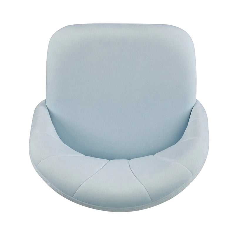 Velvet Curved Swivel Desk Chair
