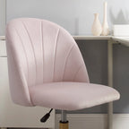 Velvet Curved Swivel Desk Chair
