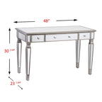 Wheaton Glam Mirror Writing Desk