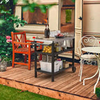 Patio Grill carts Moveable kitchen island