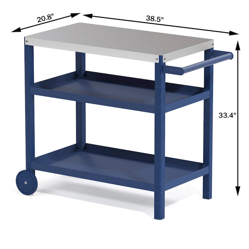 Patio Grill carts Moveable kitchen island