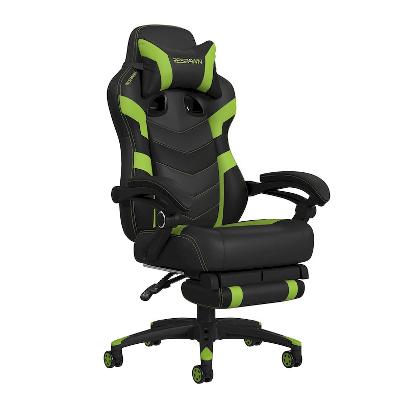 110 Pro Gaming Chair - Gaming Chair with Footrest, Ergonomic Computer Desk Chair