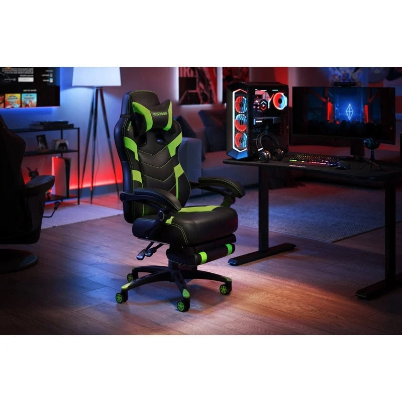 110 Pro Gaming Chair - Gaming Chair with Footrest, Ergonomic Computer Desk Chair