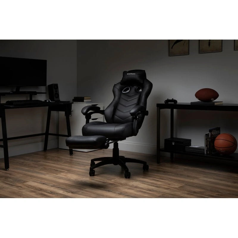 110 Pro Gaming Chair - Gaming Chair with Footrest, Ergonomic Computer Desk Chair