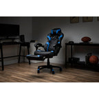 Gaming Chair - Gaming Chair with Footrest, Ergonomic Computer Desk Chair