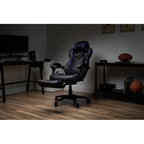 Gaming Chair - Gaming Chair with Footrest, Ergonomic Computer Desk Chair