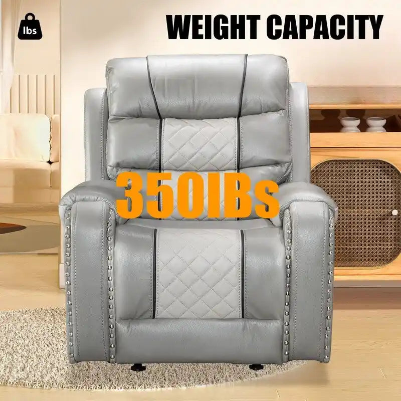Big Size Faux Leather Recliner Chair for Living Room