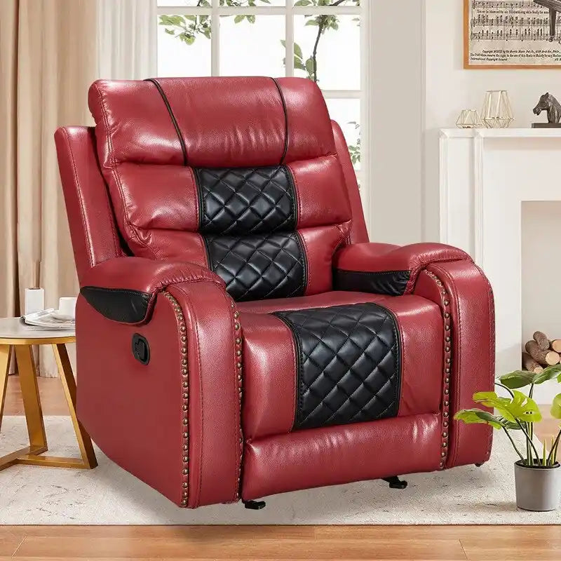 Big Size Faux Leather Recliner Chair for Living Room