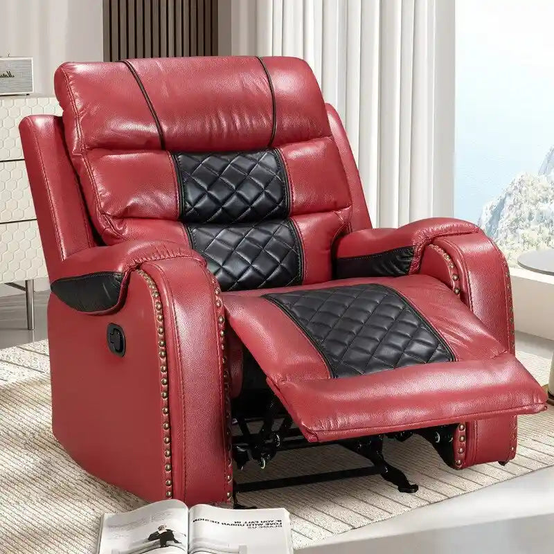 Big Size Faux Leather Recliner Chair for Living Room