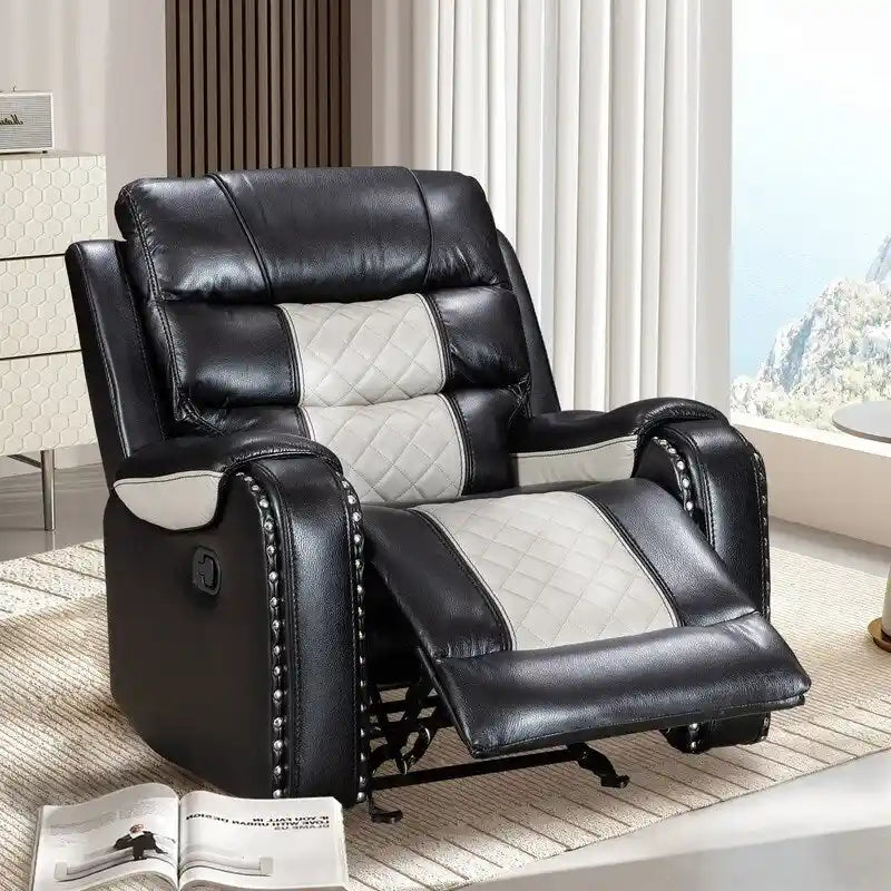 Big Size Faux Leather Recliner Chair for Living Room