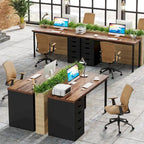 Modern Simple Computer Desk Study Writing Table with 5 Drawers